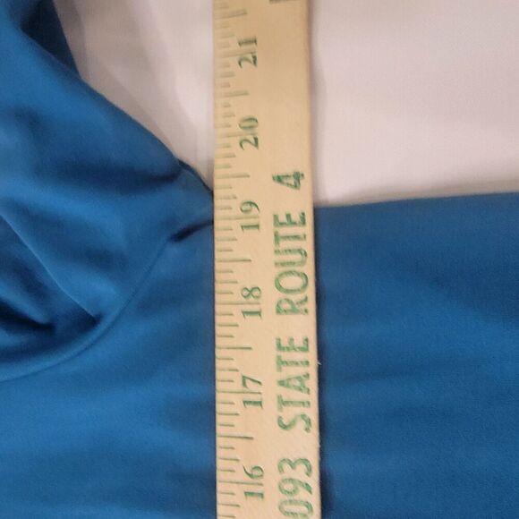 J. Jill Wearever Collection Single Button Cardigan Teal Womens Small Slinky - Picture 7 of 14